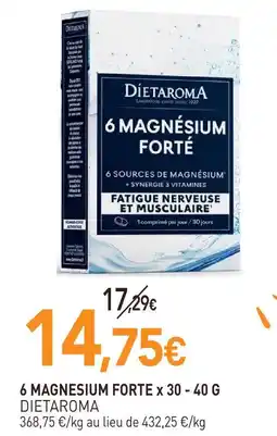 naturéO Dietaroma 6 magnésium forté offre