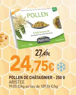 naturéO Aristee pollen de châtaignier offre