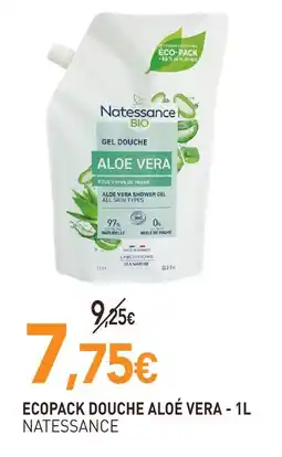 naturéO Natessance ecopack douche aloé vera - 1l offre