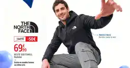 Intersport The north face veste softshell homme offre