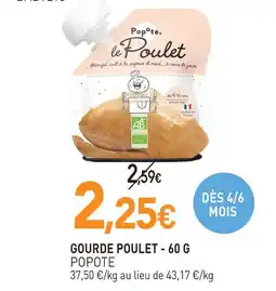 naturéO Popote gourde poulet offre