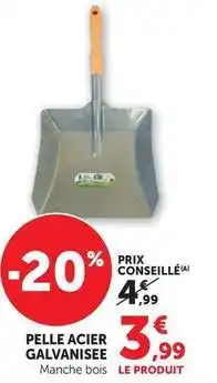 Hyper U Pelle acier galvanisee offre