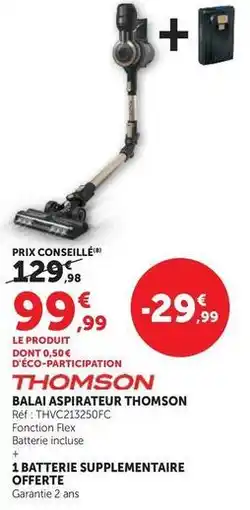 Hyper U Thomson - balai aspirateur offre