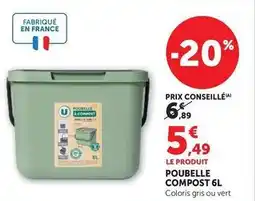 Hyper U Poubelle compost offre