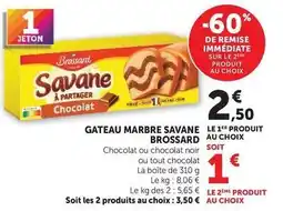 Hyper U Brossard - gâteau marbre savane offre