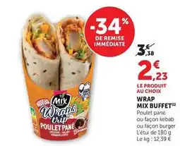 Hyper U Wrap mix buffet offre