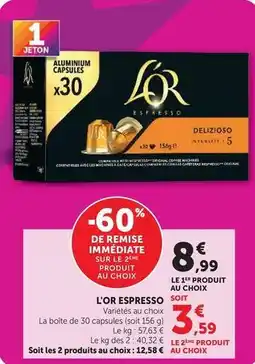 Super U L'or - espresso offre
