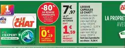 Super U La queue du chat - lessive capsules offre