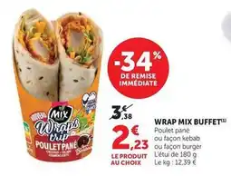 Super U Mix buffet - wrap offre