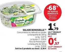 Super U Bonduelle - salade offre