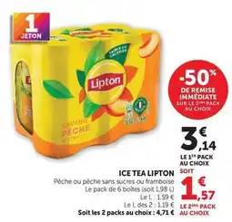 Super U Lipton - ice tea offre