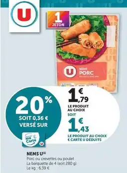 Super U U - nems offre