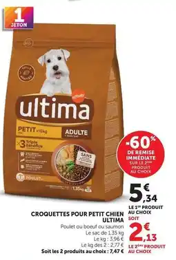 Super U Ultima - croquettes pour petit chien au choix offre