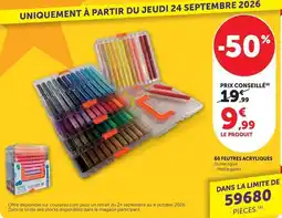 U Express 60 feutres acryliques offre