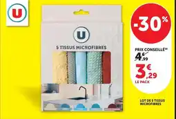 U Express U - lot de 5 tissus microfibres offre