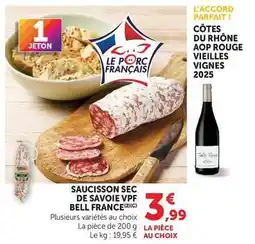 U Express Belle france - saucisson sec de savoie vpf offre