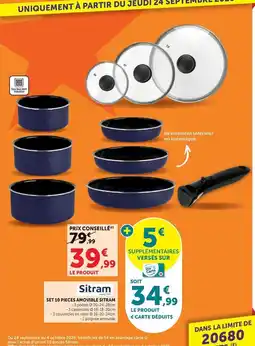 U Express Sitram - set 3 pièces améngalité ultra offre