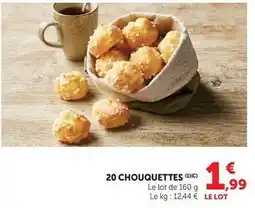 U Express 20 chouquettes offre
