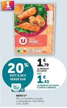U Express Nems offre