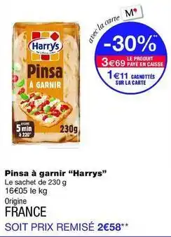 Monop' Harry's - pinsa à garnir offre