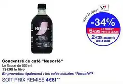 Monop' Nescafé - concentré de café offre