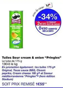 Monop' Pringles - tuiles sour cream & onion offre