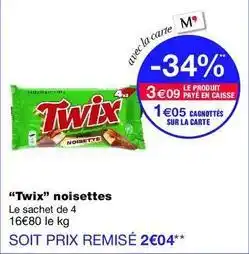 Monop' Twix - noisettes offre