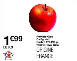 Monop' Royal - pomme gala offre