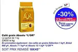 Monop' L'or - café grain absolu offre