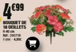 La Foir'Fouille BOUQUET DE 18 OEILLETS offre