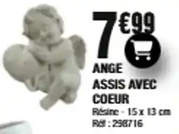 La Foir'Fouille Ange assis avec coeur offre