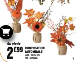 La Foir'Fouille COMPOSITION AUTOMNALE offre