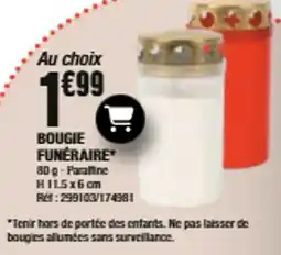 La Foir'Fouille BOUGIE FUNÉRAIRE* offre