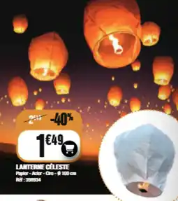 La Foir'Fouille LANTERNE CÉLESTE offre
