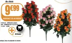 La Foir'Fouille Bouquet de 48 Roses offre