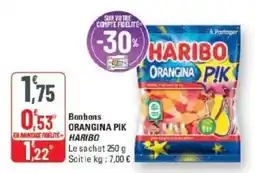 G20 HARIBO Bonbons ORANGINA PIK offre