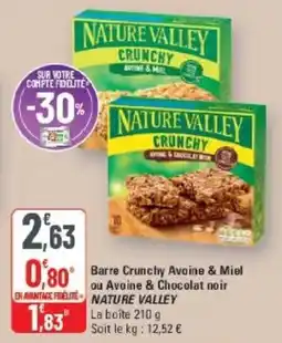 G20 NATURE VALLEY Barre Crunchy offre