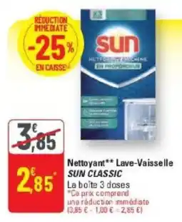G20 SUN Nettoyant Lave-Vaisselle offre
