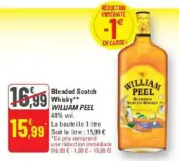 G20 WILIAM PEEL Blended Scotch Whisky offre