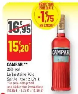G20 CAMPARI offre