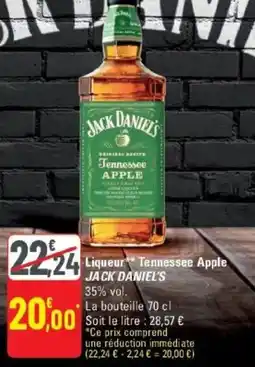 G20 JACK DANIEL'S Tennessee Apple offre