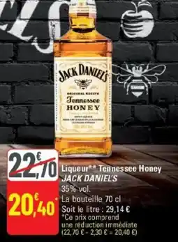 G20 JACK DANIEL'S Tennessee Honey offre