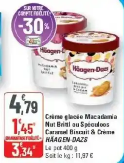 G20 Häagen-Dazs Crème glacée offre
