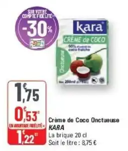 G20 KARA Crème de Coco Onctueuse offre