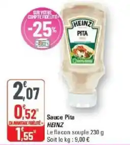 G20 HEINZ Sauce Pita offre