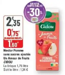 G20 Cidou Nectar Pomme offre