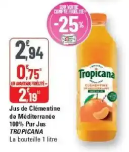G20 Tropicana Jus de Clémentine offre
