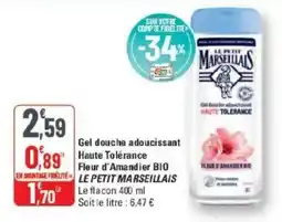 G20 LE PETIT MARSEILLAIS Gel douche adoucissant offre