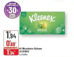 G20 KLEENEX Mouchoirs Balsam offre