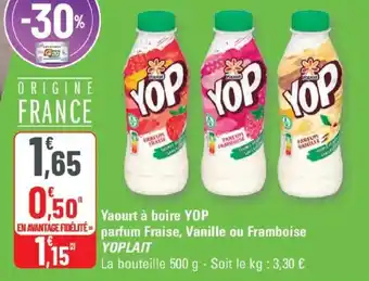 G20 YOP Yaourt à boire offre